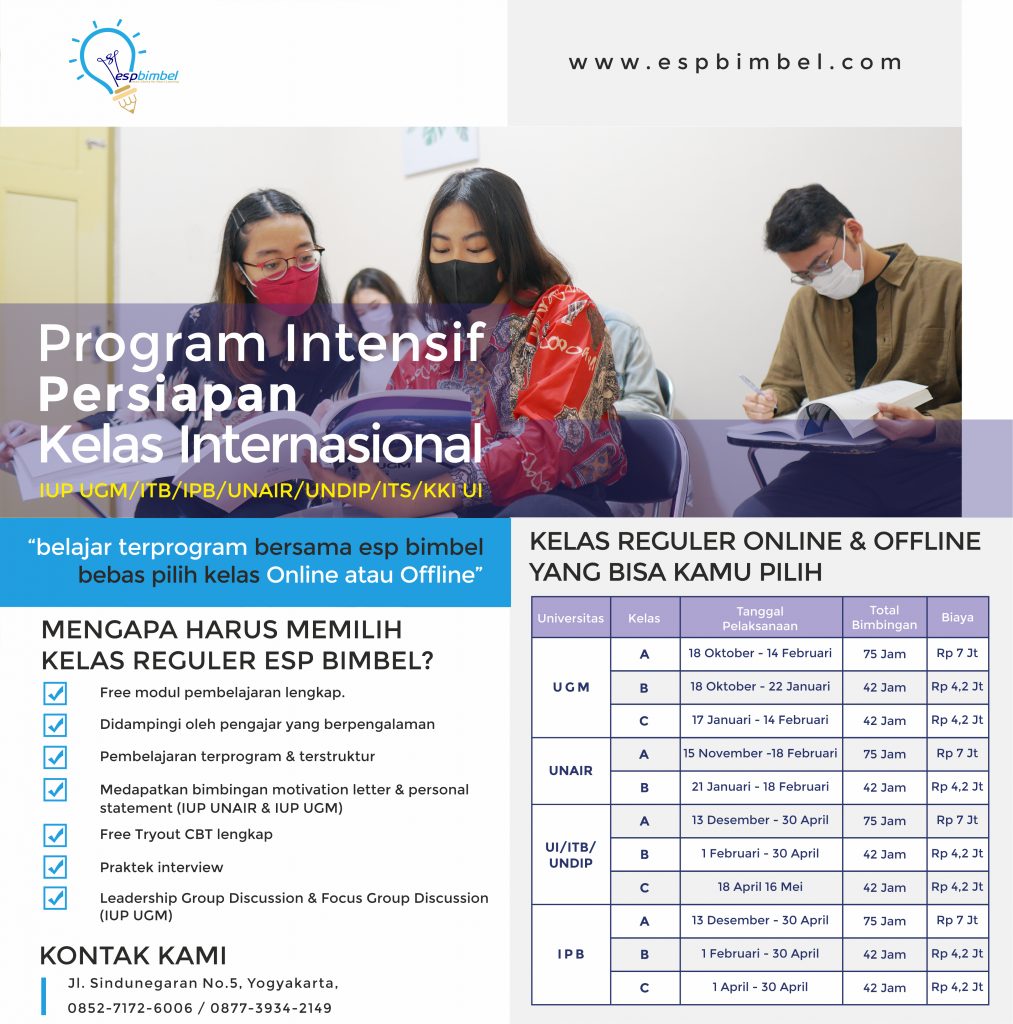 Bimbel IUP 2022